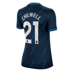 Chelsea Ben Chilwell #21 Bortatröja Kvinnor 2023-24 Kortärmad